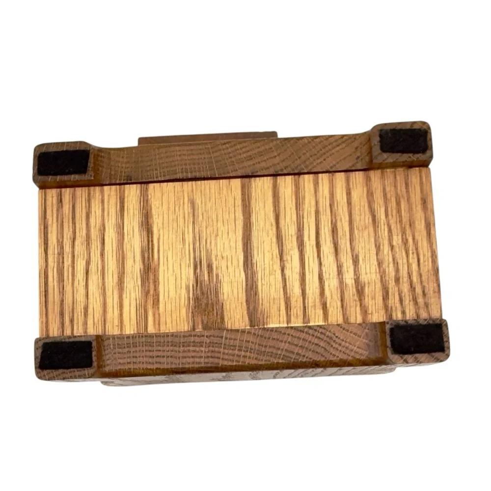 Vintage Hand Carved Wood Horse Letter Napkin Holder Equestrian Functional Decor
